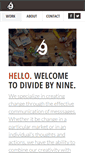 Mobile Screenshot of dividebynine.com
